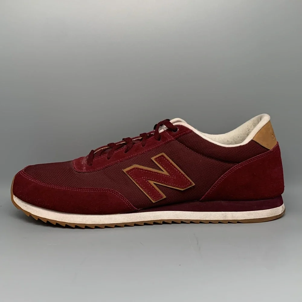 New‎ Balance 501 Maroon Running Shoes Men's Sz 17